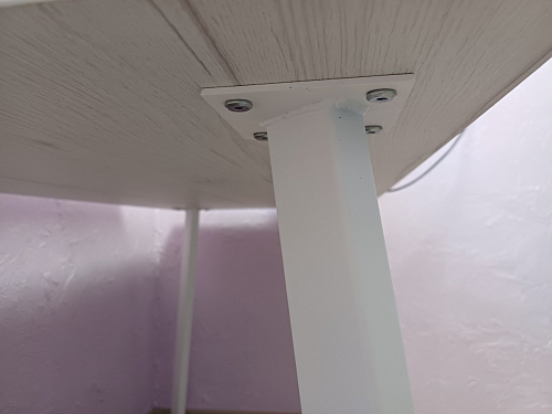 Стол Тринити Лофт 120 32 мм дуб галифакс табако / черный матовый фото покупателя 275