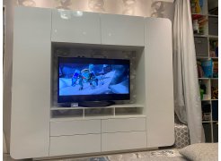 Готовая гостиная Румба белый / белый глянец  - Уцененный экземпляр фото покупателя 6