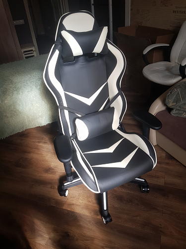 Компьютерное кресло Racer черный / красный / бежевый фото покупателя 120