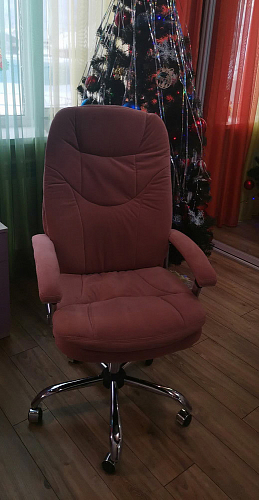 Компьютерное кресло Softy Lux розовое фото покупателя 34