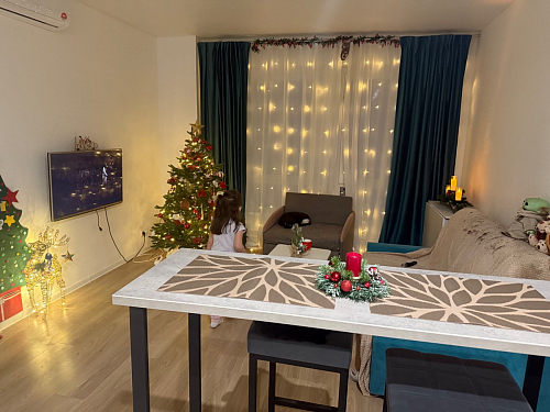 Барная стойка Дилан Лофт 120х40х98 дуб делано темный фото покупателя 166