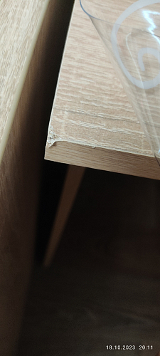 Стол письменный Kiwi белый  - Уцененный экземпляр фото покупателя 28