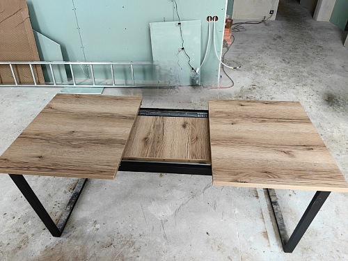 Деревянный стол Лота Лофт 120x75 дуб крафт табачный / черный матовый фото покупателя 299