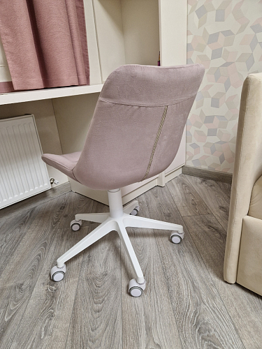 Кресло Келми 1  / AV 245 белый каркас синий микровелюр (neo 25) фото покупателя 29