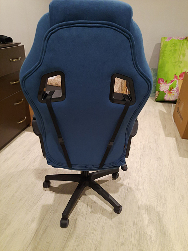 Компьютерное кресло Driver/Драйвер кожзам черный / серый фото покупателя 91