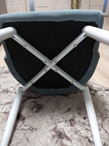 Стул на металлокаркасе Kora black / gray фото покупателя 394