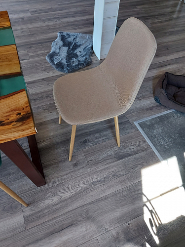 Стул на металлокаркасе Lilu 05 gray / white фото покупателя 93