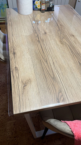 Стол Тринити Лофт 120 25 мм черный матовый / дуб делано темный фото покупателя 119