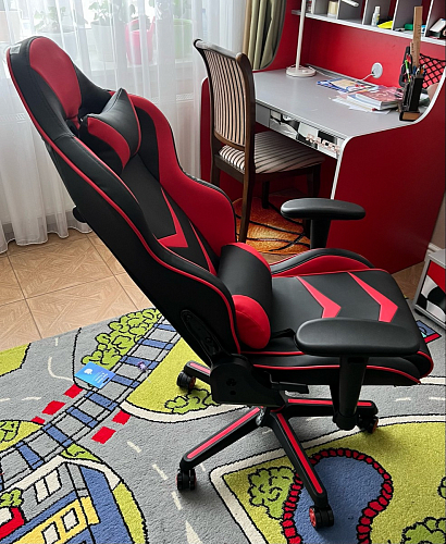 Компьютерное кресло Racer черное / бежевое фото покупателя 5