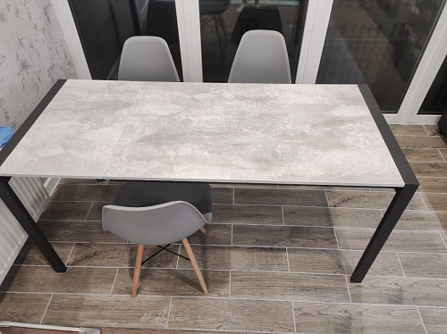 Стол Центавр бетон / графит фото покупателя 30