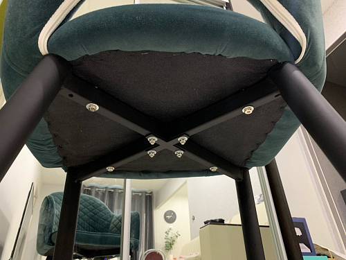 Стул на металлокаркасе Vener green фото покупателя 1