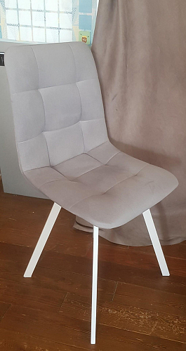 Стул на металлокаркасе Чилли зеленый / белый каркас фото покупателя 690