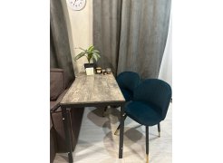 Стул на металлокаркасе Gabi blue / black фото покупателя 187