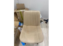 Стул на металлокаркасе Седа К крутящийся светло-серый  / белый фото покупателя 148