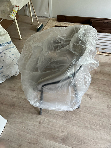 Стул на металлокаркасе Инклес дымчатый / черный глянец фото покупателя 28