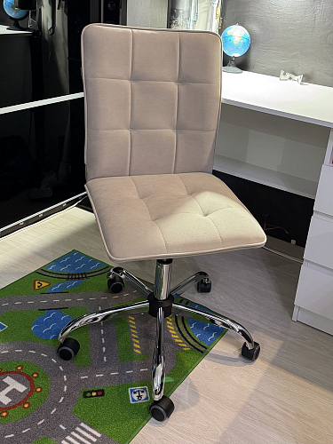 Компьютерное кресло One/Ван флок молочный 4 фото покупателя 1