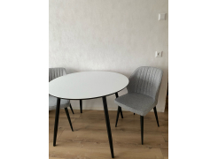 Стеклянный стол Анселм белый фото покупателя 28