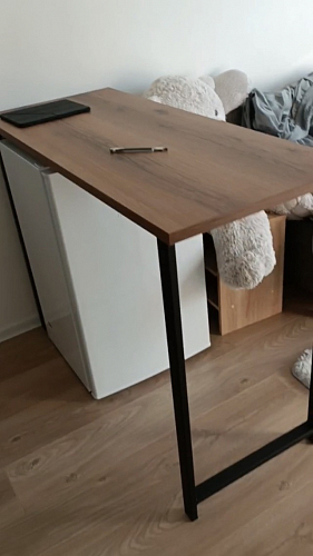 Барная стойка Дилан Лофт 120х40х98 дуб делано темный фото покупателя 40