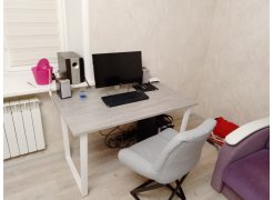 Стол Лота Лофт 140 25 мм юта / белый матовый фото покупателя 618