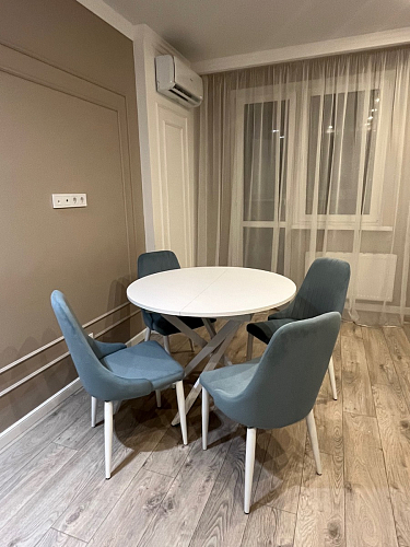 Стул на металлокаркасе Kora gray / black фото покупателя 202