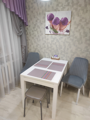 Стул на металлокаркасе Kora light blue / white фото покупателя 111