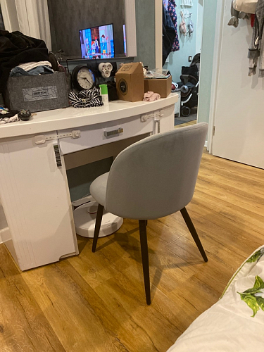 Стул на металлокаркасе Gabi wine red / black фото покупателя 179