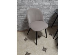 Стул на металлокаркасе Gabi 1 gray / black фото покупателя 260