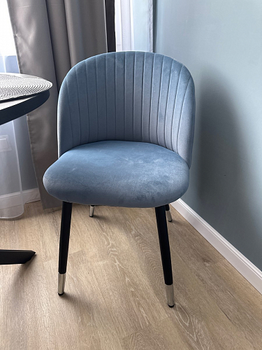 Стул на металлокаркасе Gabi gray / black фото покупателя 644