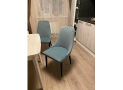 Стул на металлокаркасе Kora gray / black фото покупателя 13