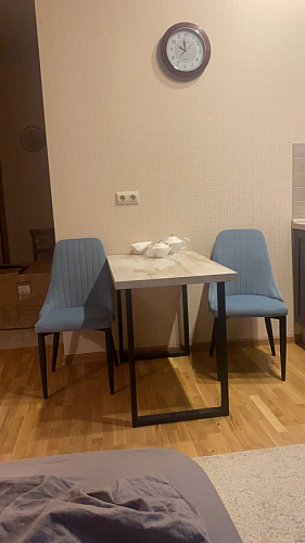 Стул на металлокаркасе Kora beige / black фото покупателя 420