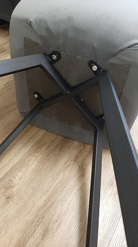 Стул на металлокаркасе Чилли бирюзовый / черный фото покупателя 1453