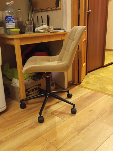 Компьютерное кресло Честер голубой (velutto 47 ) / черный фото покупателя 12