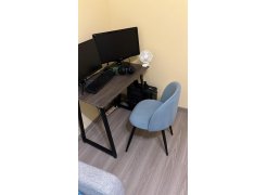 Стул на металлокаркасе Gabi 1 light purple / black фото покупателя 174