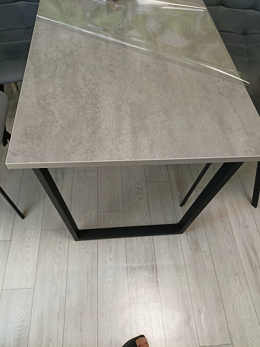 Деревянный стол Лота Лофт 140х80 дуб крафт табачный / черный матовый фото покупателя 579