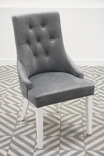 Стул Elegance dark walnut / fabric cream из шоурума 6