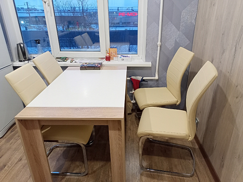 Стул Basit бежевый фото покупателя 40