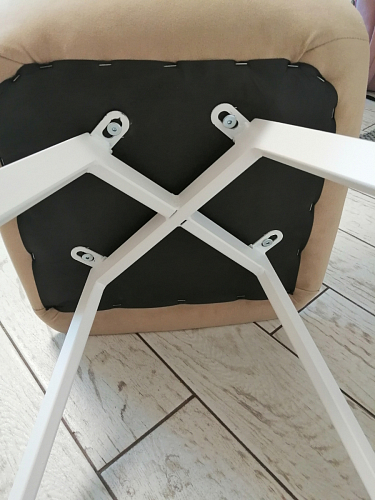 Стул на металлокаркасе Чилли бирюзовый / черный фото покупателя 841