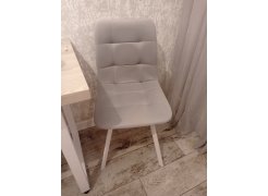 Стул на металлокаркасе Чилли горчичный / белый фото покупателя 17