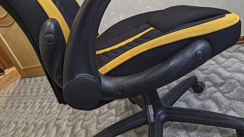 Компьютерное кресло Plast черный / желтый фото покупателя 9