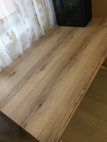 Деревянный стол Лота Лофт 120x75 дуб крафт табачный / черный матовый фото покупателя 1019