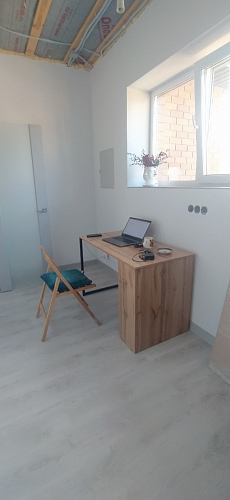 Письменный стол Фред Лофт дуб делано светлый / белый матовый фото покупателя 18