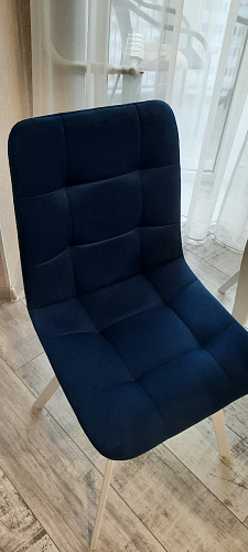 Стул на металлокаркасе Чилли черный / зеленый фото покупателя 1073