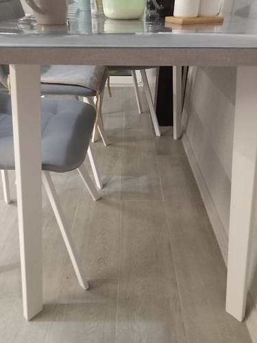 Стол Тринити Лофт 120 32 мм бетон / черный матовый фото покупателя 650