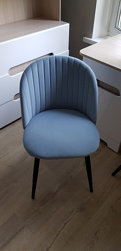 Стул на металлокаркасе Gabi green / black / silver фото покупателя 286