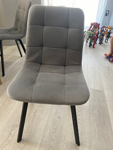 Комплект стульев Чилли 4 шт темно-серый / черный фото покупателя 346