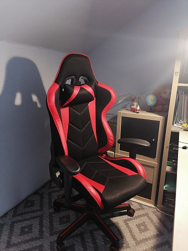 Компьютерное кресло Kano черное / красное фото покупателя 5