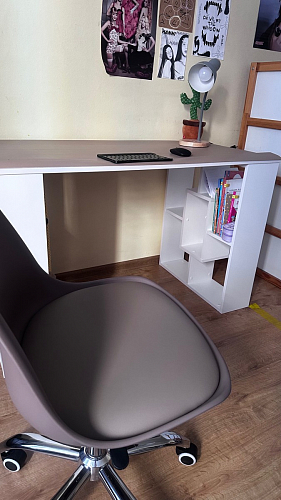 Стол письменный СПМ-15 белый фото покупателя 2