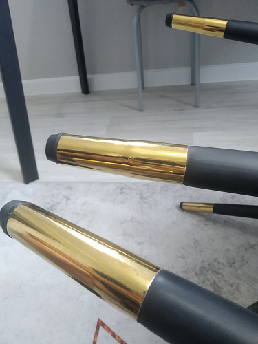 Стул на металлокаркасе Gabi gray / black фото покупателя 203