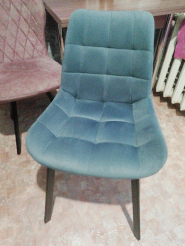 Стул на металлокаркасе Челси бежевый / черный фото покупателя 187