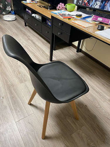 Деревянный стул Bonuss black / black фото покупателя 176